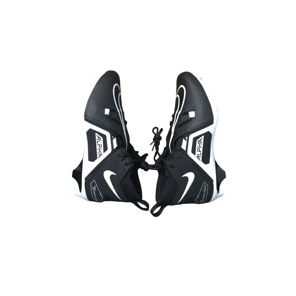 Nike Mens 12.5 WIDE Alpha Menace Pro 3 PE Mid‎ Football Cleats Black DH3292-001